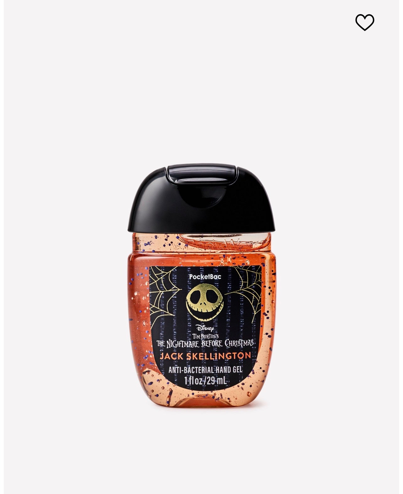 Bath & Body Works X Nightmare Before Christmas Pocketbac HandGel Sanitiser - Jack
