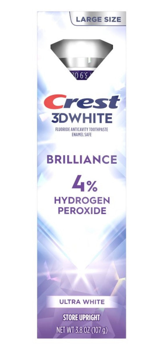 Crest 3D Whitening Brilliance Toothpaste (4% HP) 107g - ULTRA WHITE