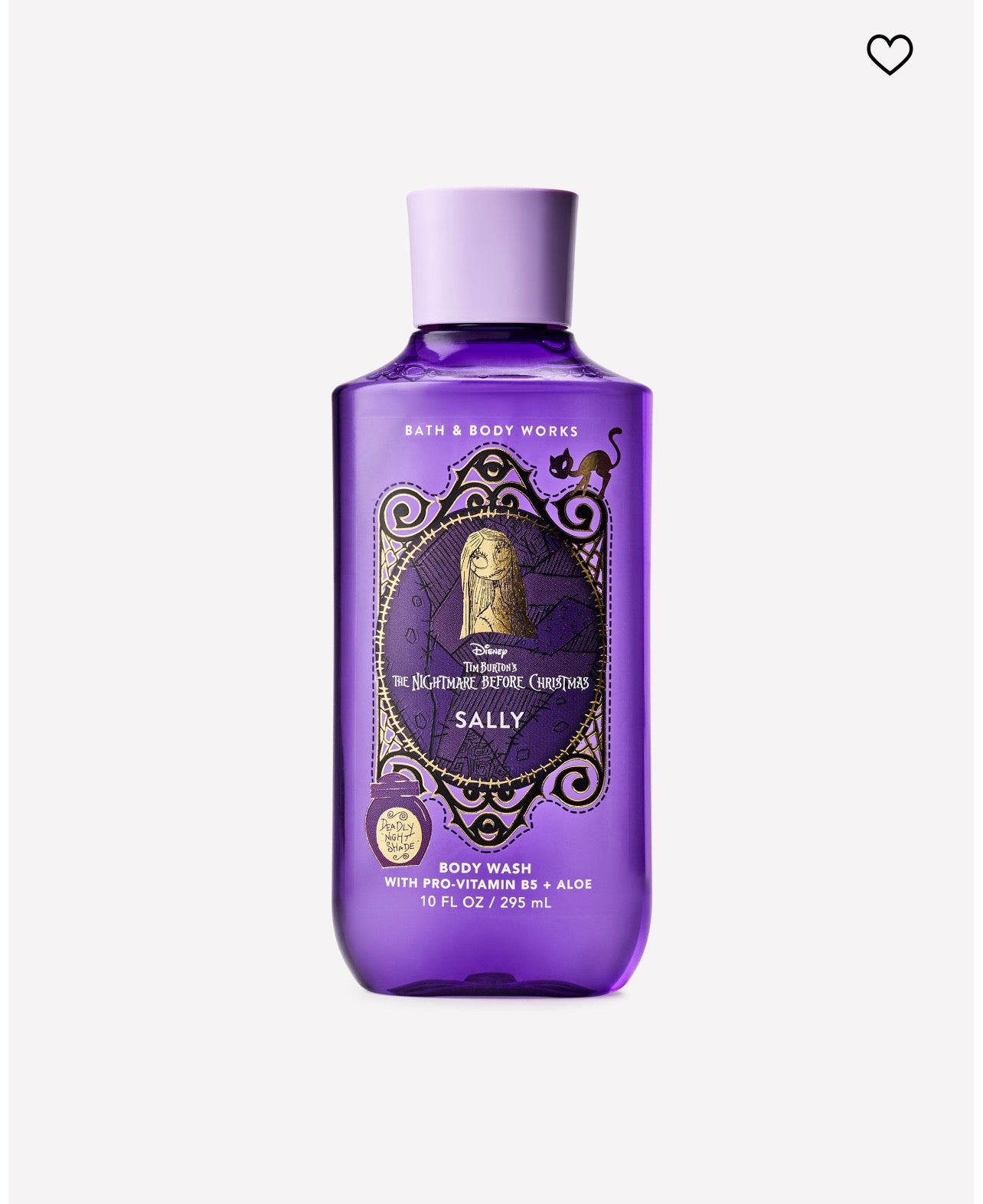 Bath & Body Works X Nightmare Before Christmas Body Wash - Sally