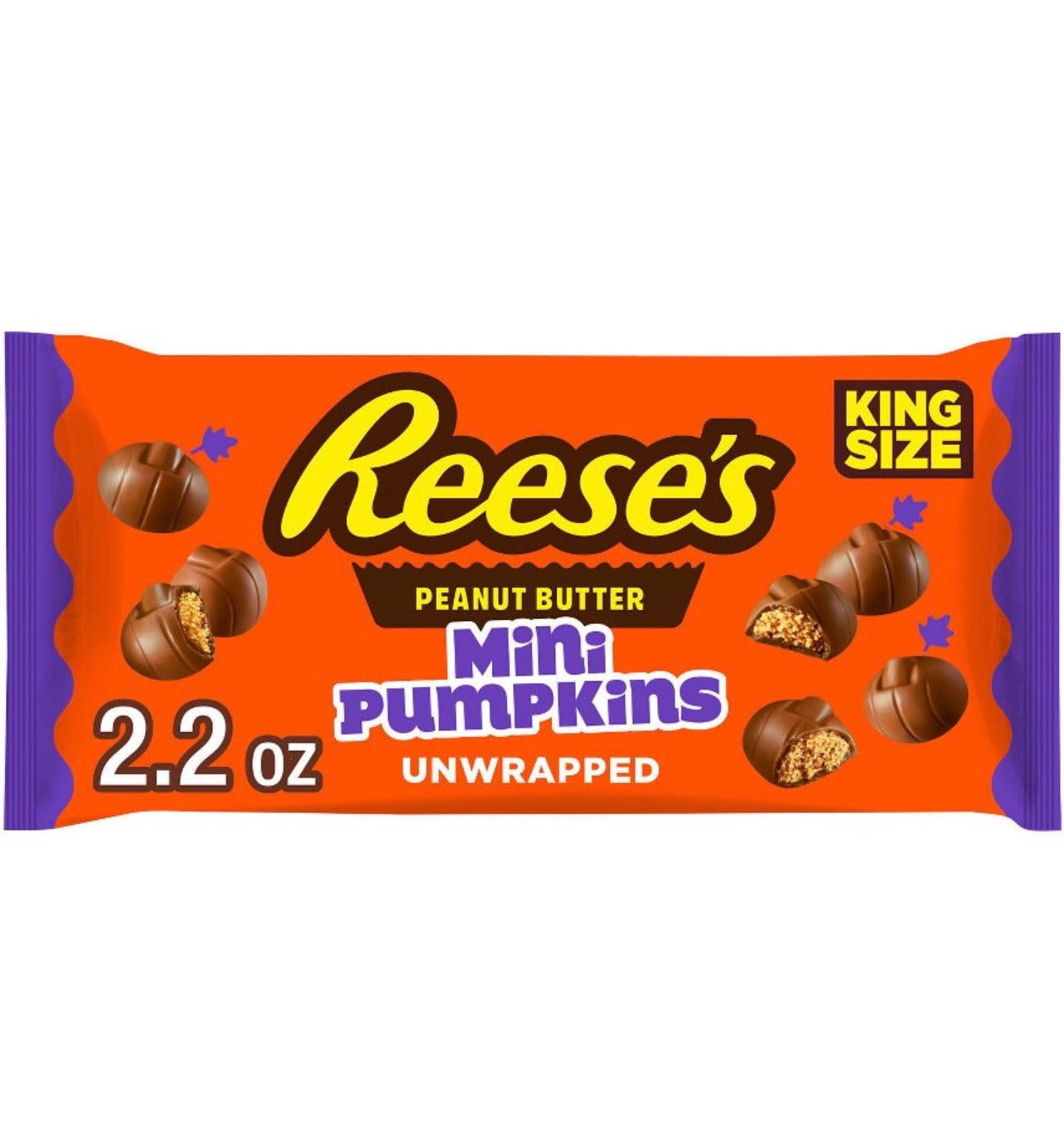 Reese’s Unwrapped Mini Pumpkins - King Size (62g)