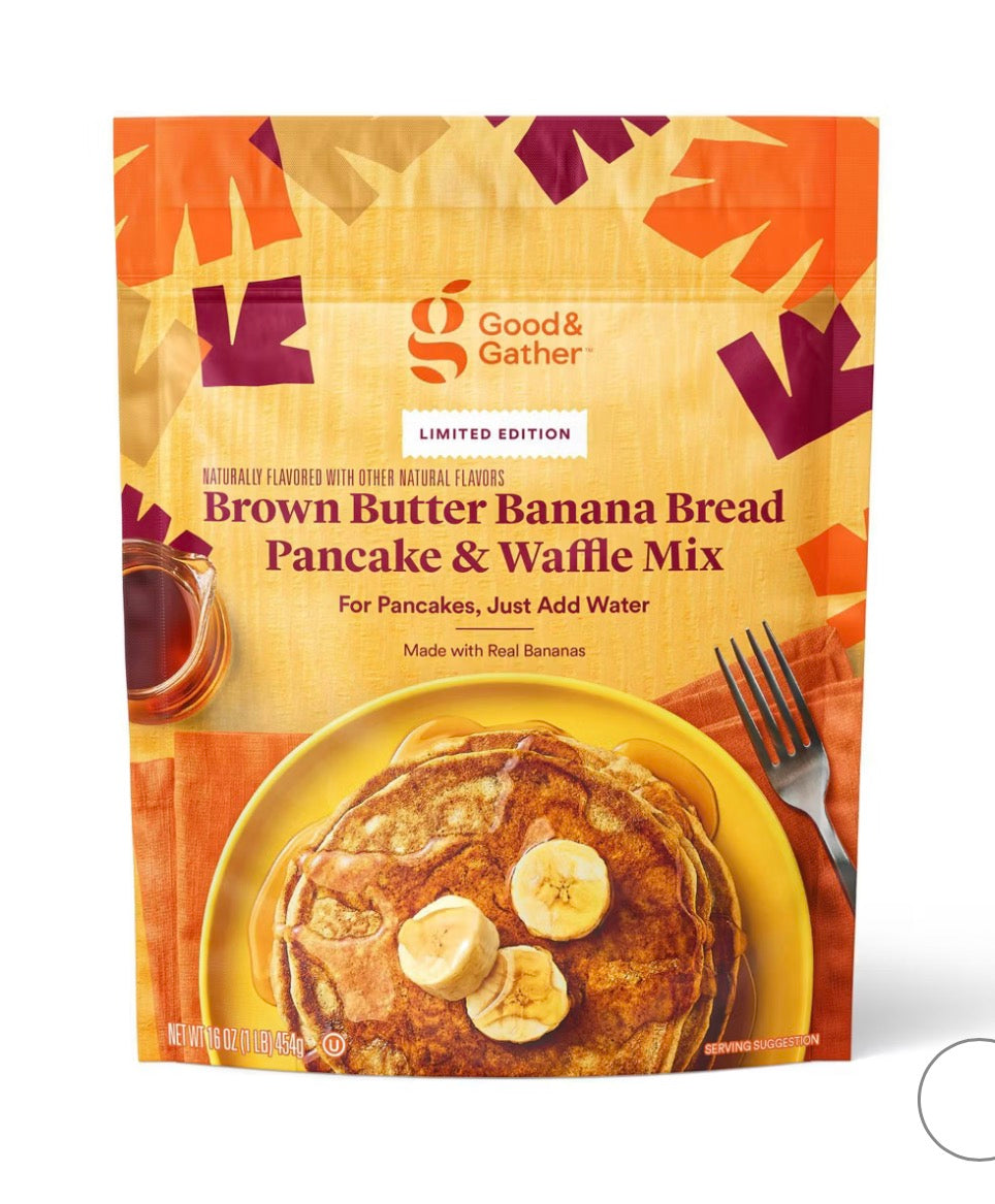 Good & Gather Brown Butter & Banana Bread Pancake & Waffle Mix