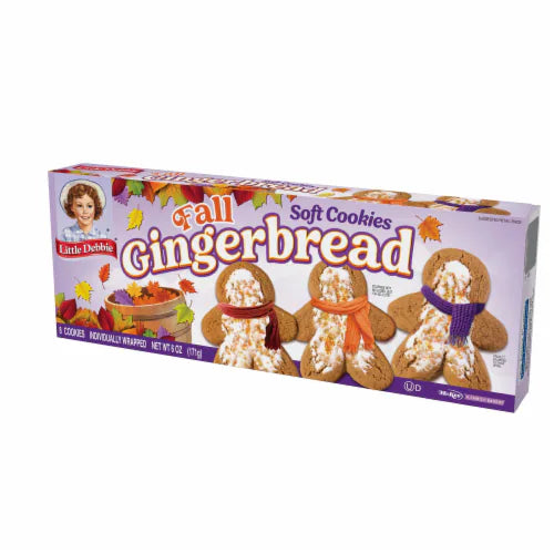 Little Debbie’s Cakes - Fall Gingerbread Soft Cookies (8ct)