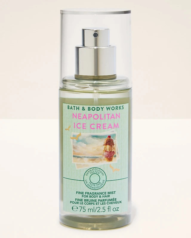 Bath & Body Works Travel Body Mist - Neapolitan Ice Cream