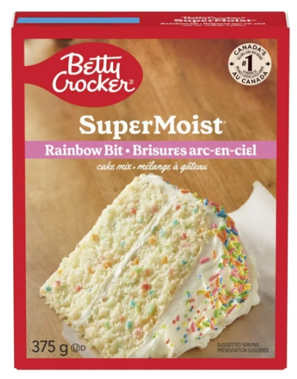 Betty Crocker Cake Mix - Super Moist Rainbow Bit