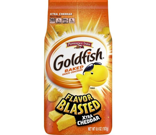 Goldfish Crackers - Blasted Xtra Cheddar