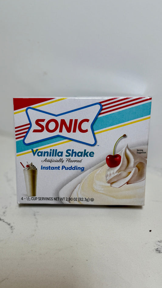 Sonic Vanilla Shake Instant Pudding 83g