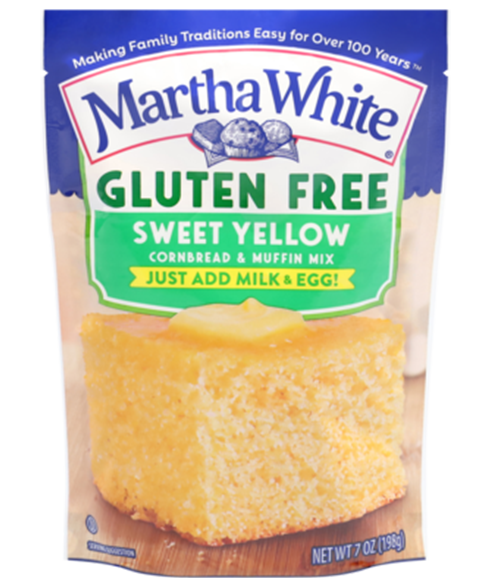 Martha White Sweet Yellow Cornbread & Muffin Mix - GLUTEN FREE 7oz